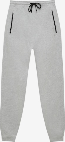 Tapered Pantaloni di Pull&Bear in grigio: frontale