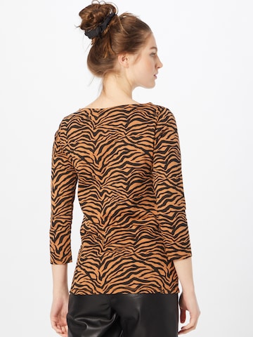 T-shirt 'Zebra' Dorothy Perkins en marron