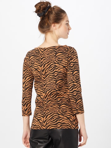 Dorothy Perkins T-shirt 'Zebra' i brun