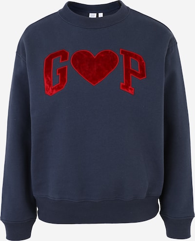 Gap Petite Sweater majica 'HERITAGE' u mornarsko plava / crvena, Pregled proizvoda