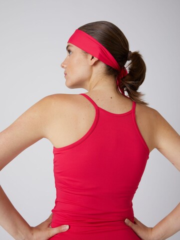 SPORTKIND Sporttop 'Spaghetti Tanktop' in Roze