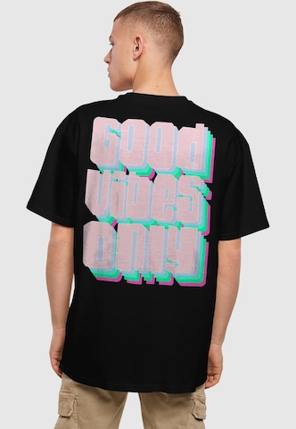 2Y Premium Shirt 'Good Vibes Only' in Black: front