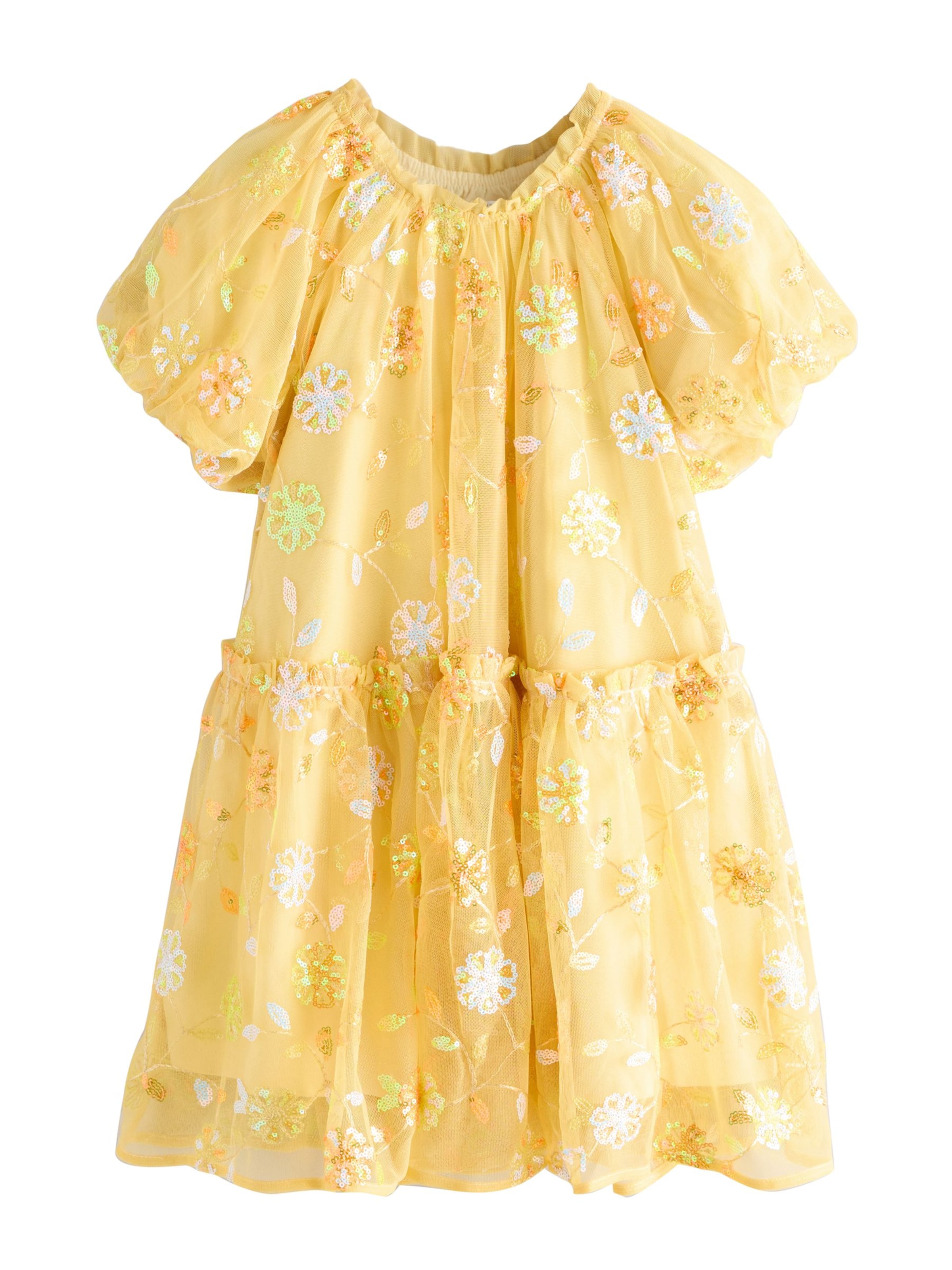 Next Φόρεμα σε κίτρινο: μπροστά