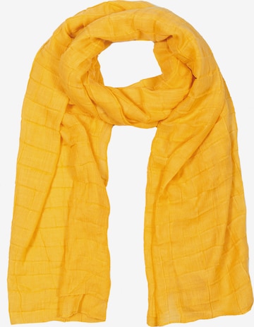 Cassandra Accessoires Scarf 'Cialda' in Yellow: front