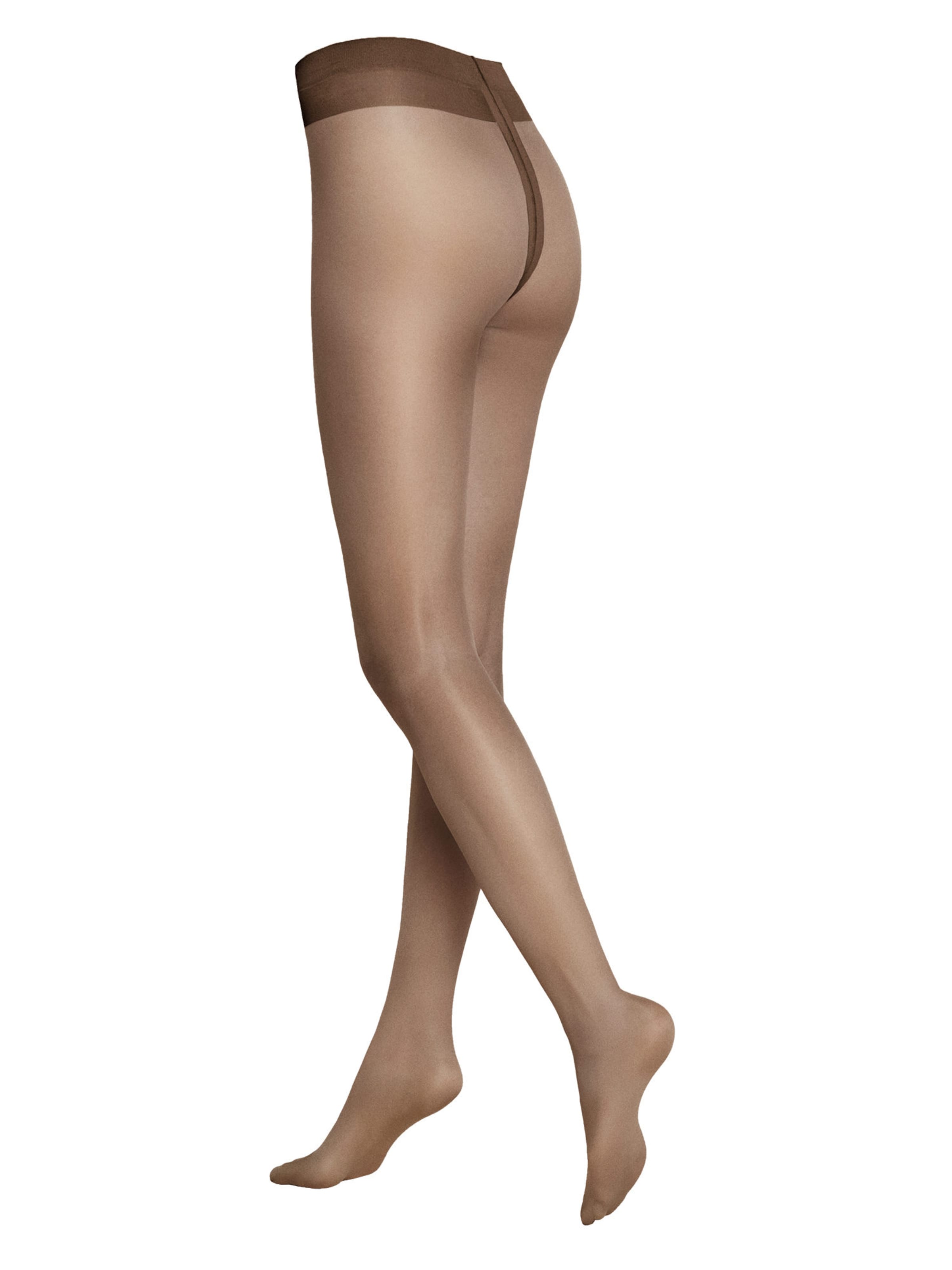 Chaussettes fines 'Perfect Shine 15' KUNERT en gris : devant