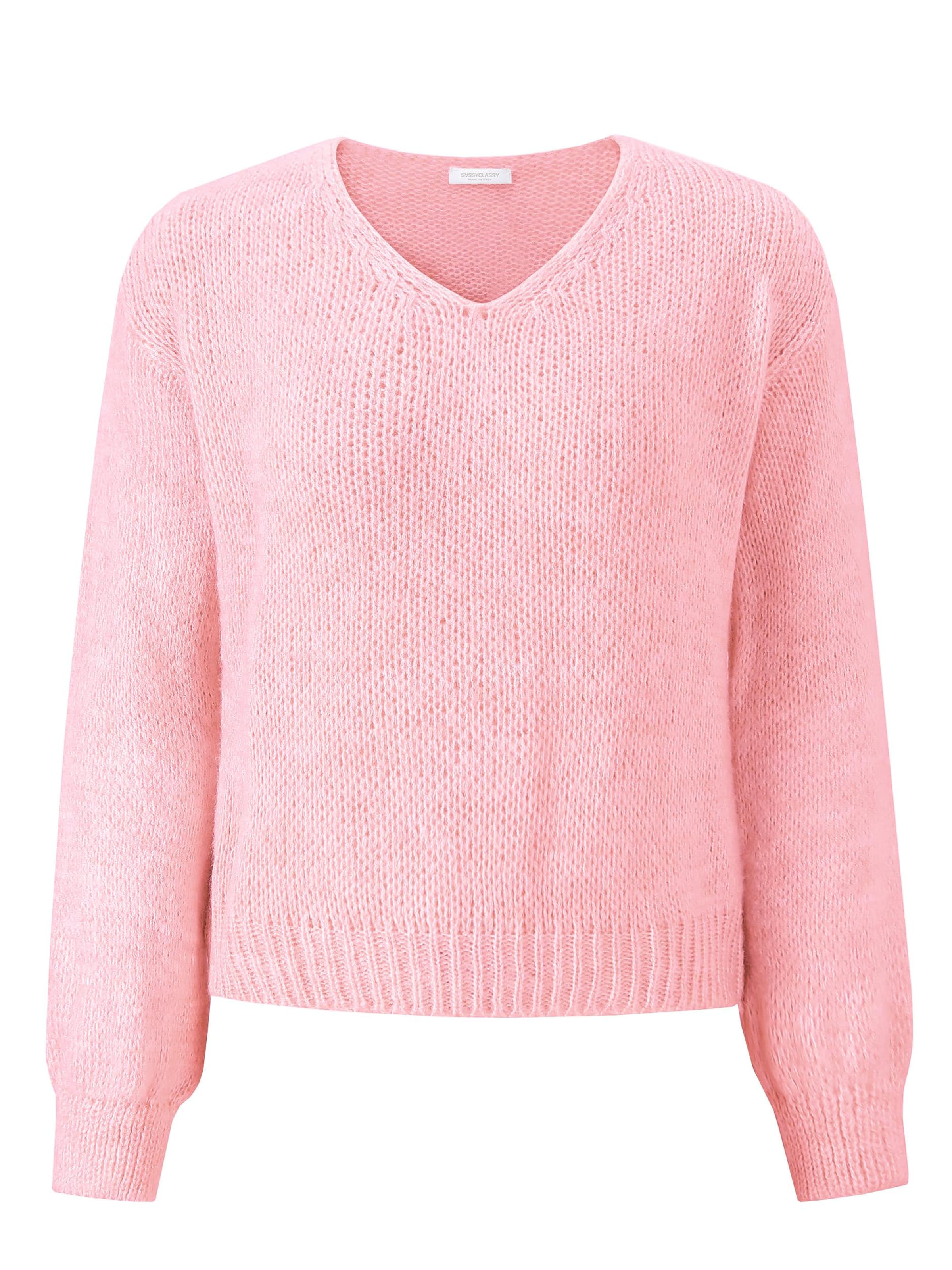 SASSYCLASSY Oversized Sweater in Pink: front