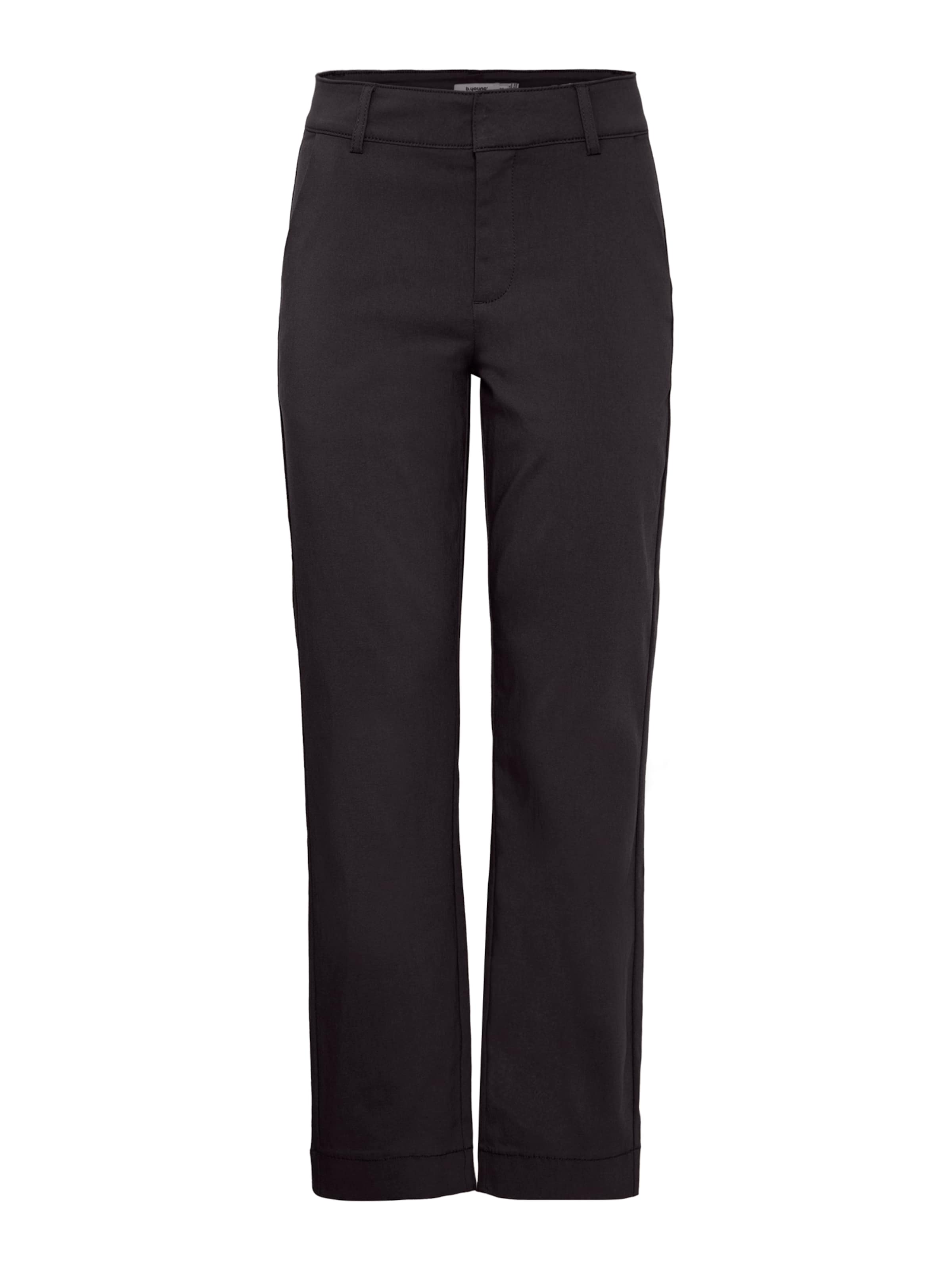 Regular Pantaloni 'BYDIXI' de la b.young pe negru: față