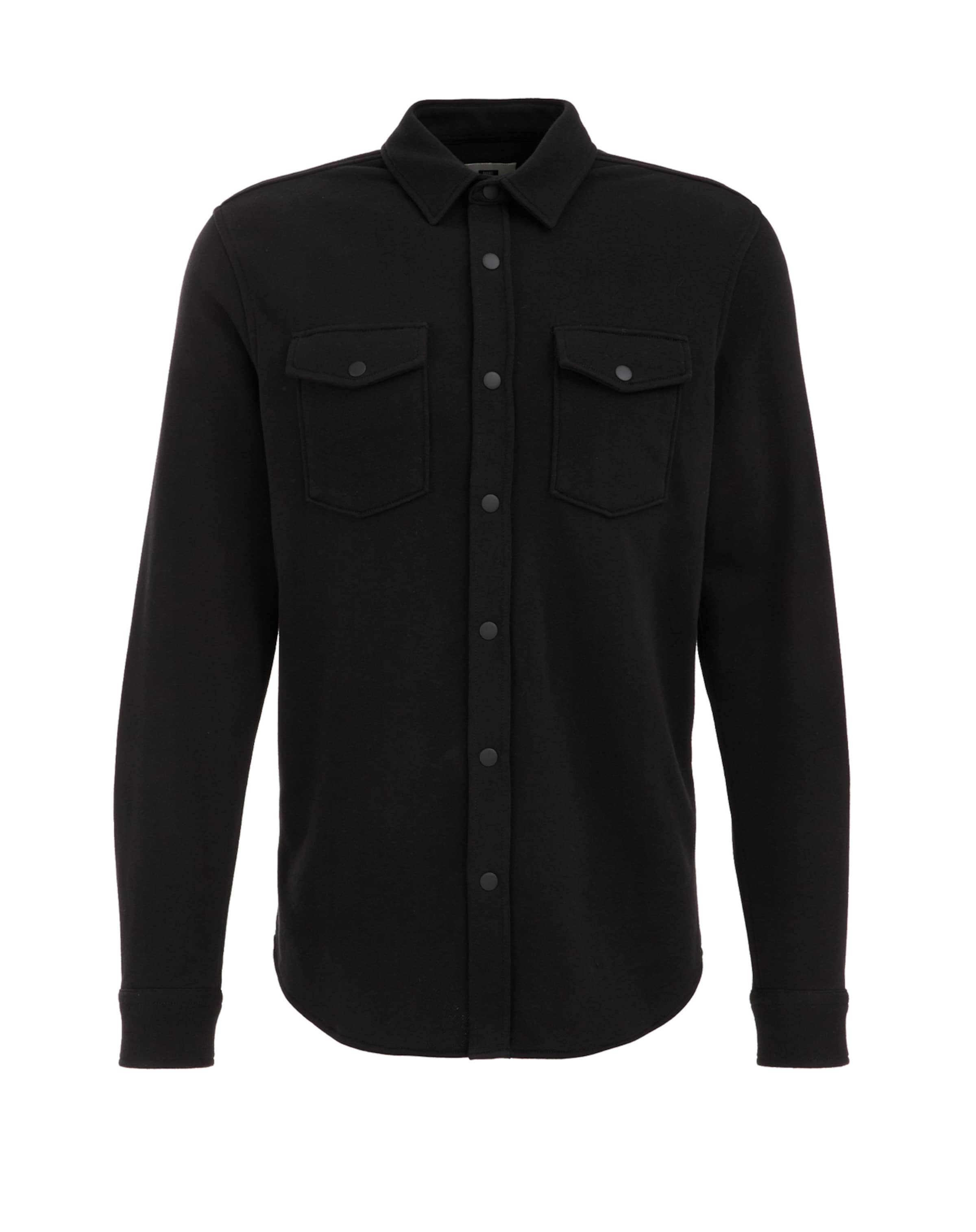 Coupe regular Veste mi-saison WE Fashion en noir : devant