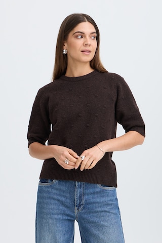 Pull-over 'DAGMAR' Pulz en marron : devant