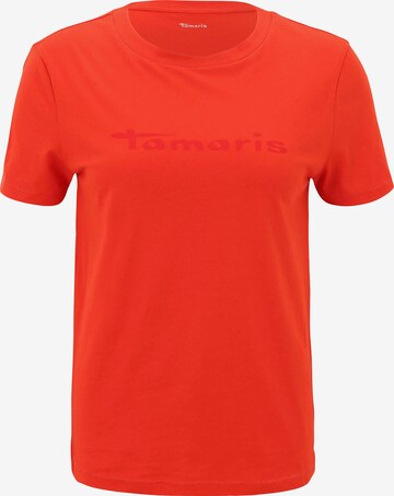 TAMARIS T-Shirt in Rot: predná strana