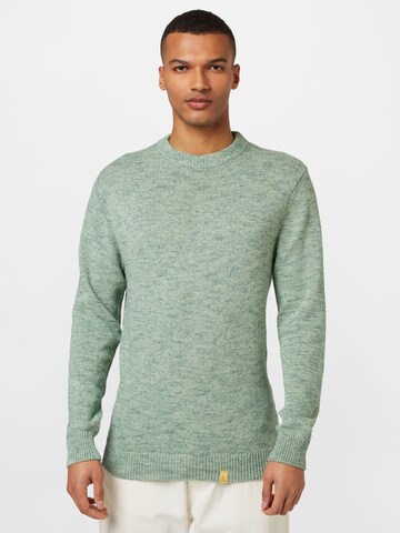 Pull-over COLOURS & SONS en vert : devant