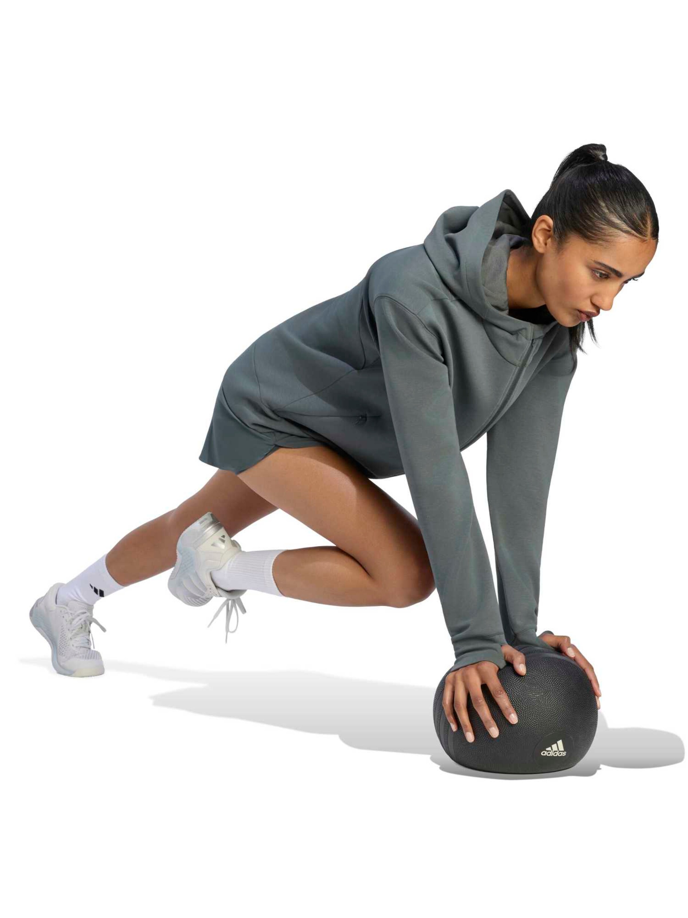 Giacca di felpa sportiva 'D4T' di ADIDAS PERFORMANCE in grigio