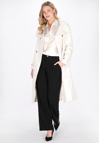 DreiMaster Klassik - Sobretudo meia-estação 'Classic' em branco