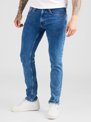 Coupe slim Jean 'Twister' BLEND en bleu : devant