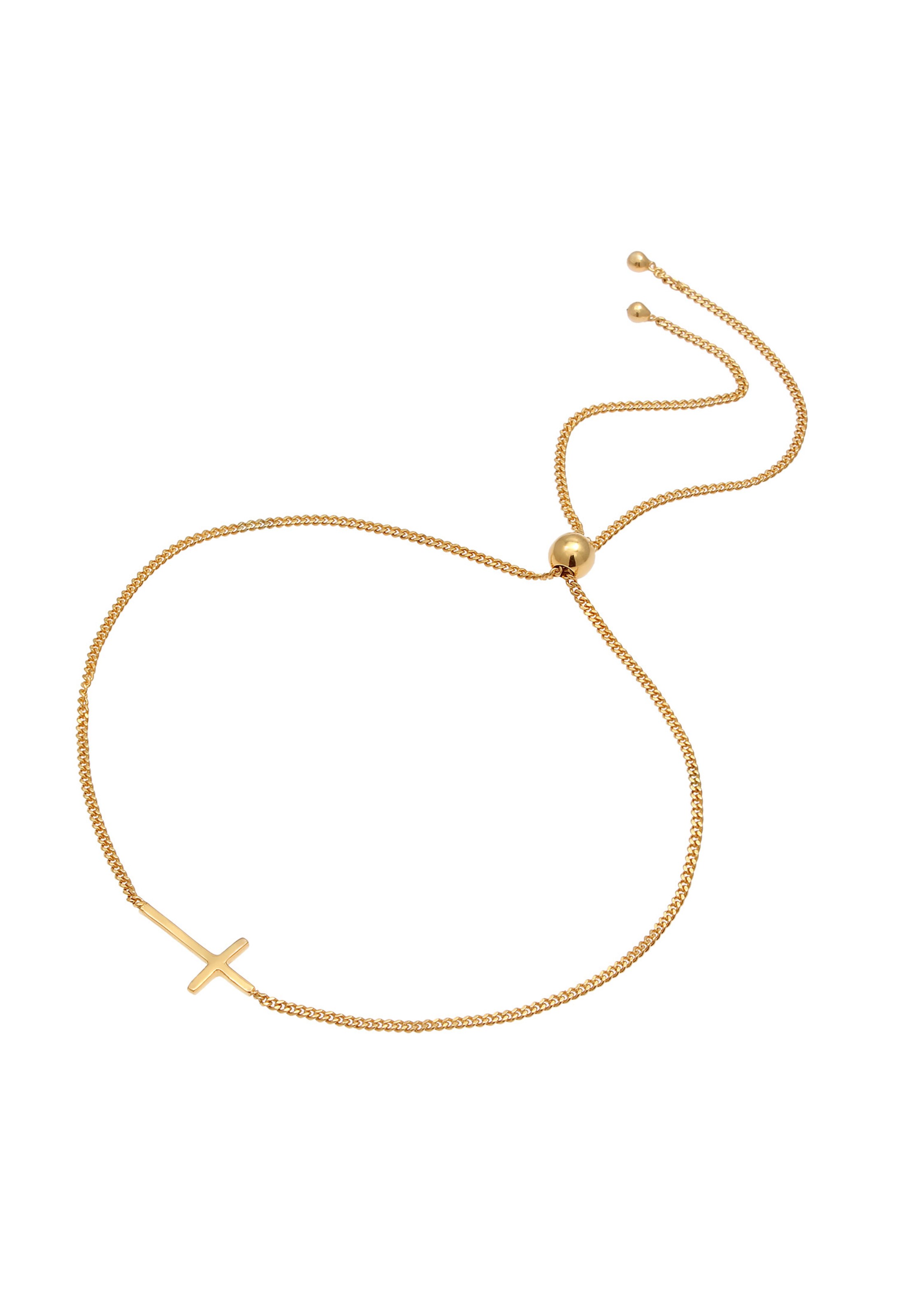 ELLI Armband 'Kreuz' in Gold