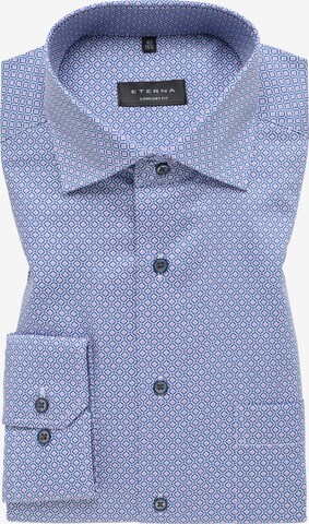 ETERNA Regular fit Button Up Shirt in Blue