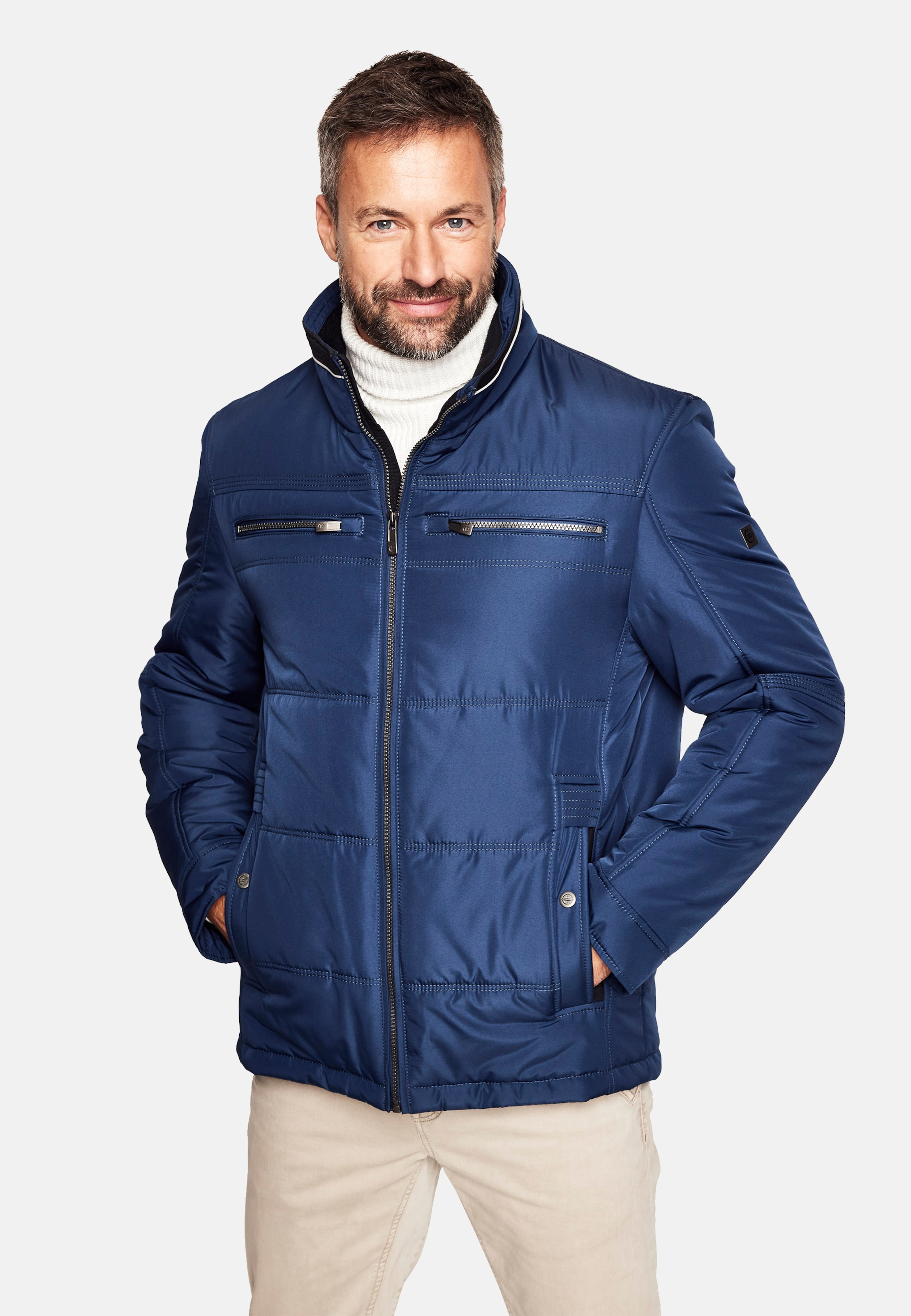 CABANO Between Season Jacket in Blue ABOUT YOU