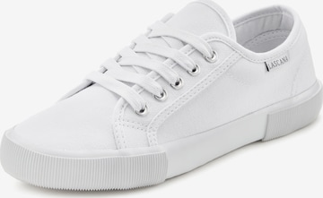 Baskets basses LASCANA en blanc : devant