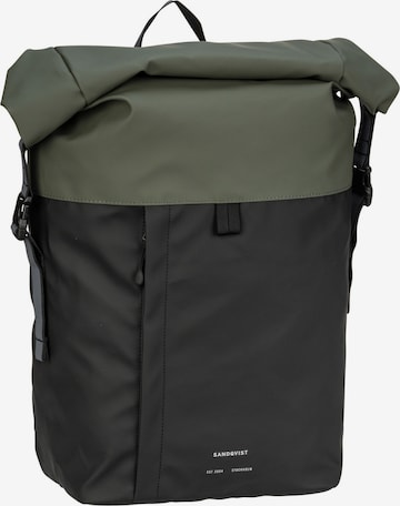 SANDQVIST Backpack 'Konrad' in Black: front