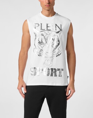 Plein Sport Shirt 'Tiger' in White: front