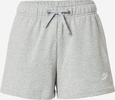 Pantaloni 'Club Fleece' Nike Sportswear pe gri amestecat / alb, Vizualizare produs