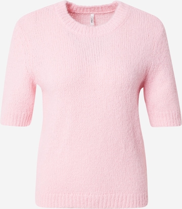 ONLY Sweter 'ONLSTARLA' w kolorze różowy: przód