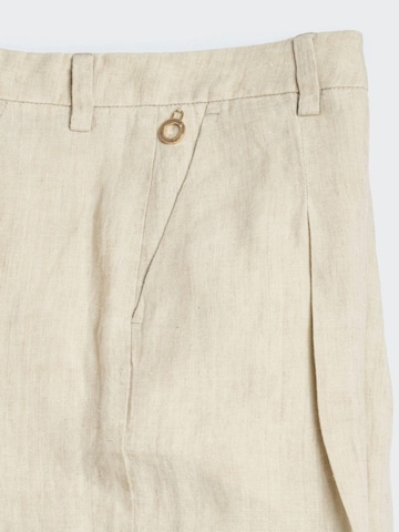 Flared Pantaloni con pieghe 'Marlene 7693' di W. Wegener in beige