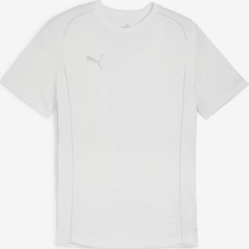 PUMA Performance Shirt 'teamFINAL' in White: front