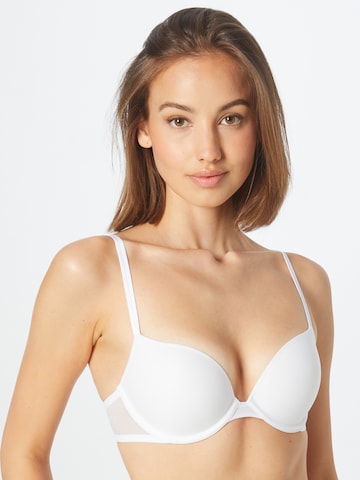 Invisible Soutien-gorge 'Marquisette' Calvin Klein Underwear en beige : devant