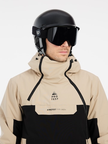 PROTEST Sportjacke 'PRTDAZZLE'‌‌‌‌‌‌‌‌‌ in Braun