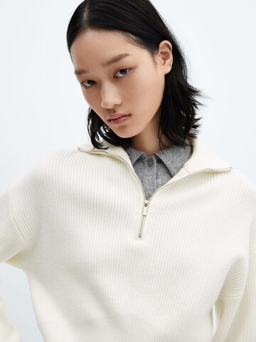 Pull-over 'Rolon' MANGO en blanc