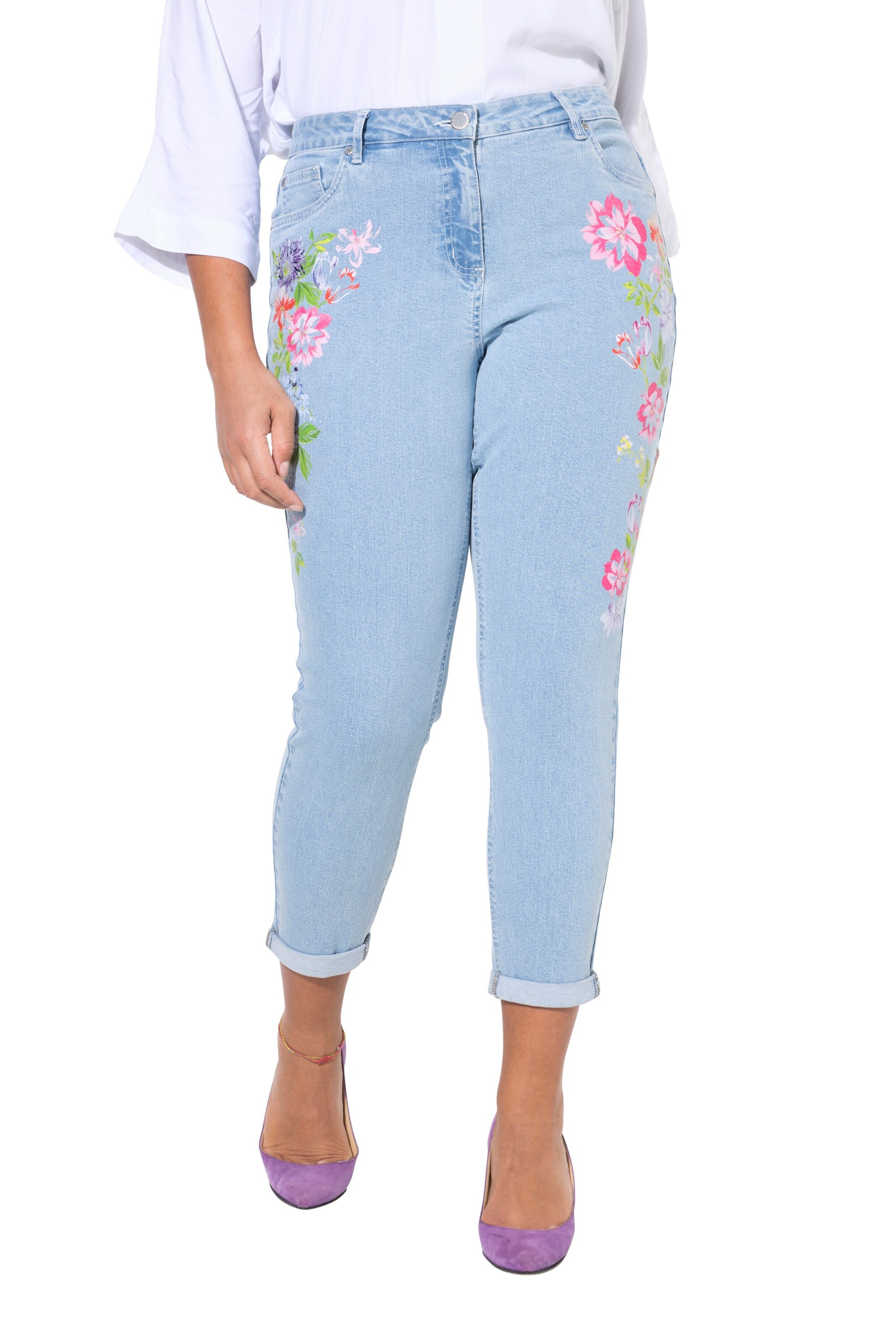 MIAMODA Slim fit Jeans in Blue: front