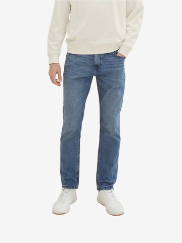 TOM TAILOR Slimfit Jeans 'Josh' in Blauw: voorkant