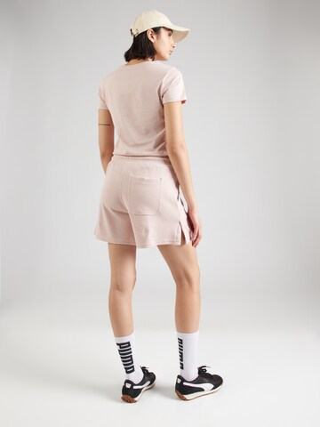 PUMALoosefit Sportske hlače - roza boja: stražnji dio