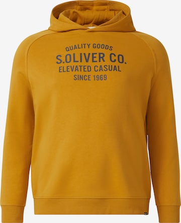 s.Oliver Sweatshirt in Gelb: Vorderseite