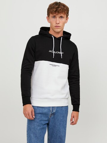 JACK & JONES Mikina 'JJERyder' - Čierna: predná strana