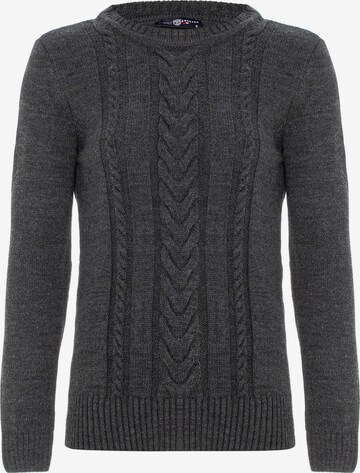 Jimmy Sanders Sweater 'Lux' in Grey: front