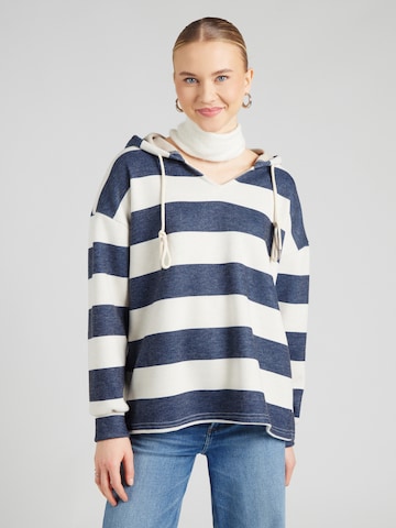 Felpa di Zwillingsherz in blu: frontale