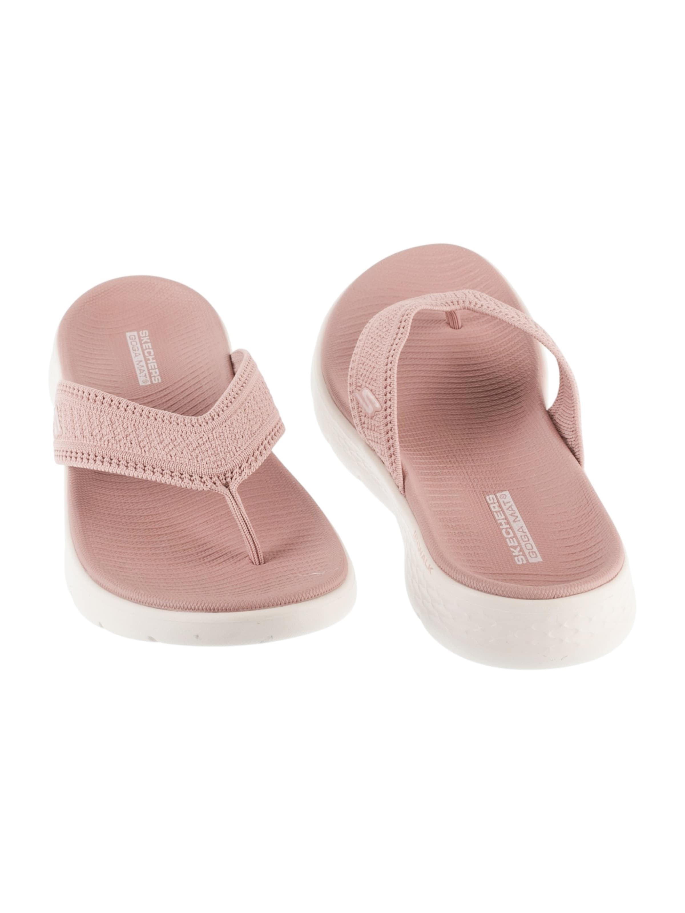 SKECHERS Teenslipper 'Skechers Go Walk Flex Sandal - Holly' in Roze