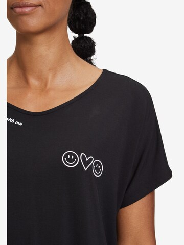 T-shirt fonctionnel Betty Barclay en noir