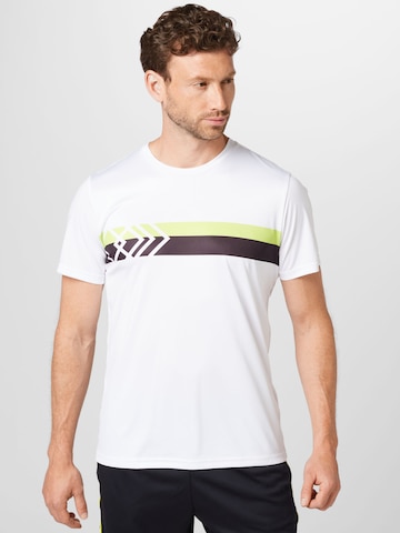 T-Shirt fonctionnel 'RENDSBURG' FILA en blanc : devant