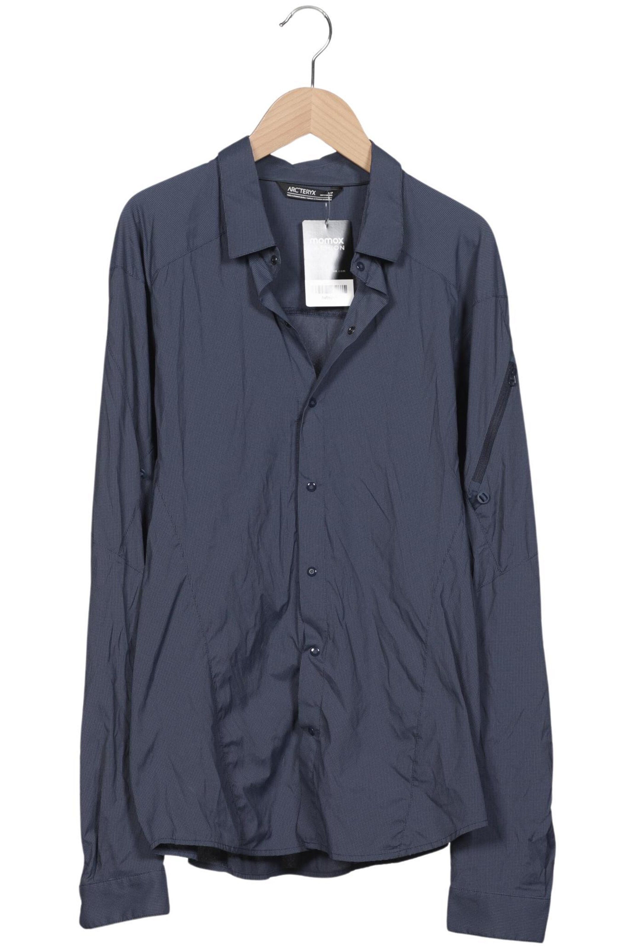 Arcteryx Button Up Shirt in S in Blue: front