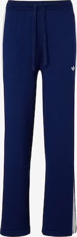 Largi Pantaloni 'Firebird' de la ADIDAS ORIGINALS pe albastru: față