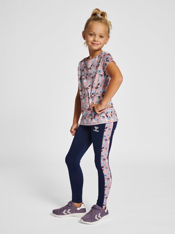 Hummel Skinny Sportbroek 'Hanna' in Blauw