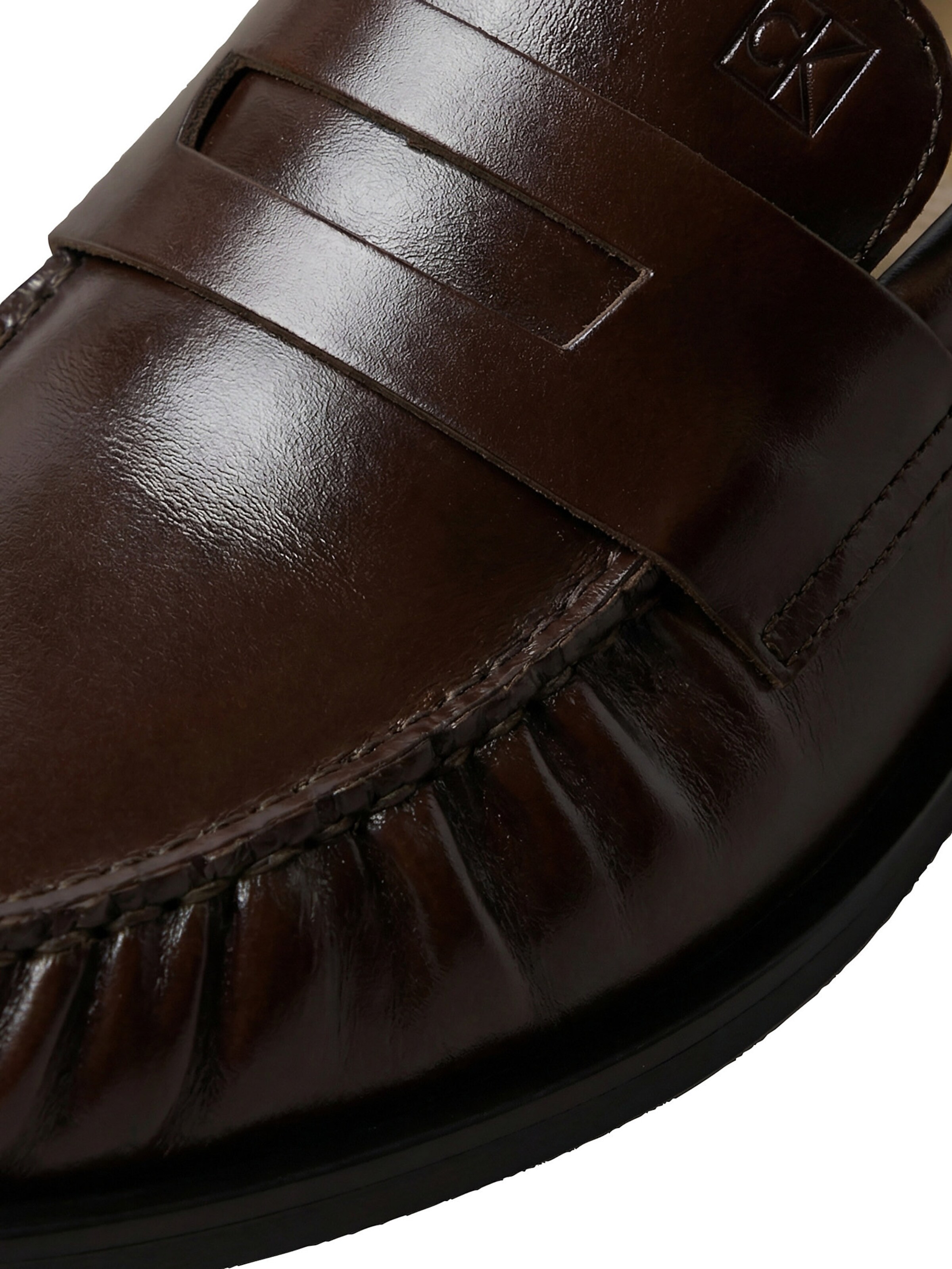 Regular Chaussure basse 'Theo' Calvin Klein en marron