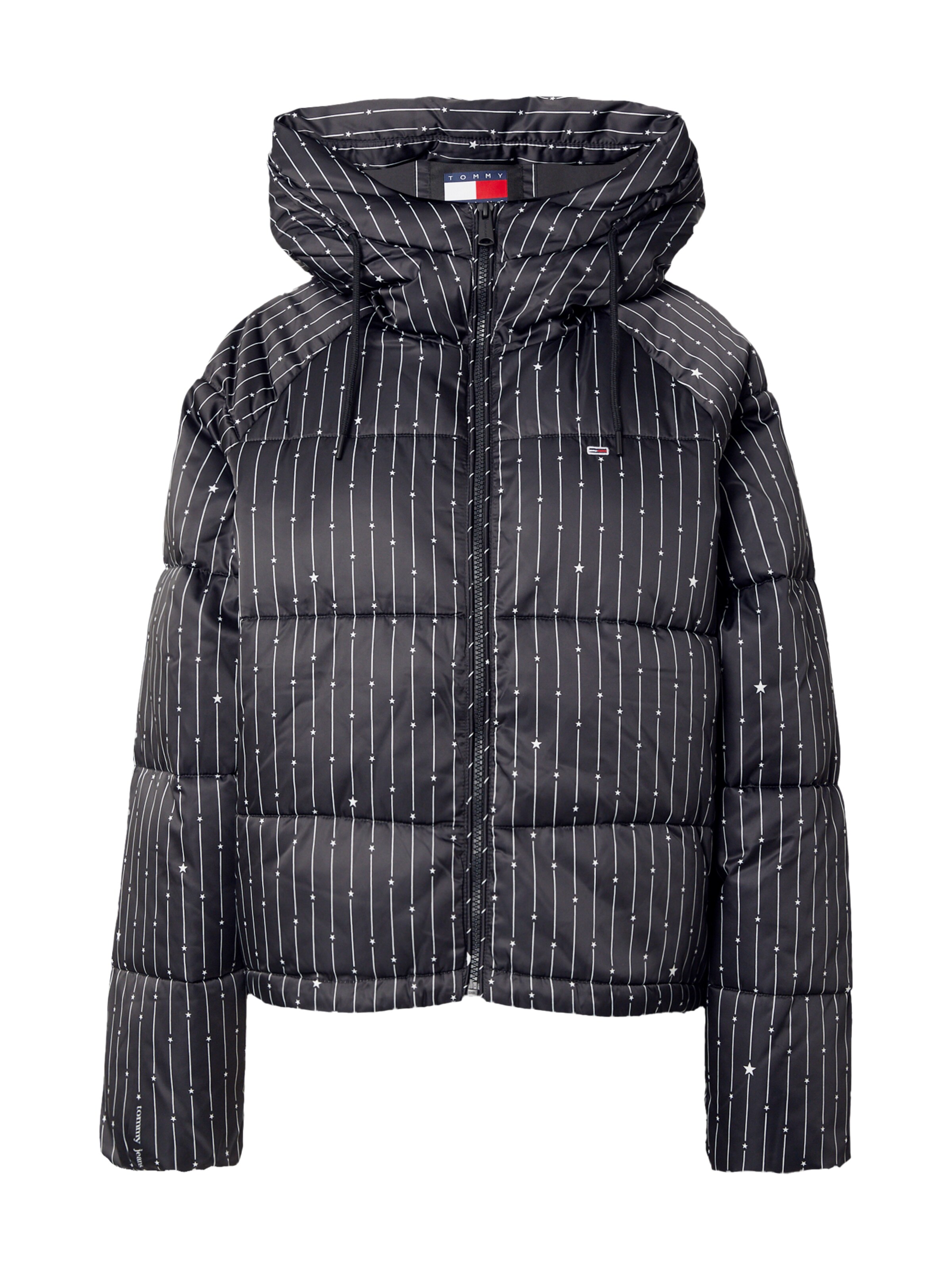 Tommy Jeans Jacke 'STARDUST' in Schwarz: Vorderseite