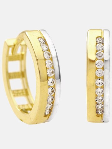 Boucles d'oreilles DIAMANT LETERNEL en jaune : devant