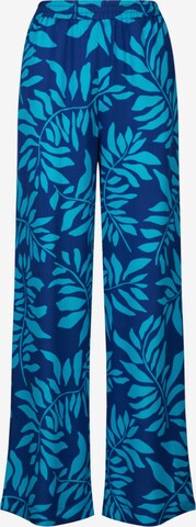 SEIDENSTICKER Wide leg Broek ' Schwarze Rose ' in Blauw: voorkant