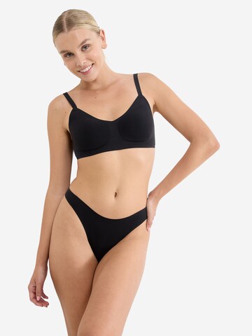 SLOGGI String ' Blue ZERO Feel Pure ' in Zwart