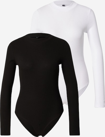 Trendyol Bodi majica u crna / bijela, Pregled proizvoda